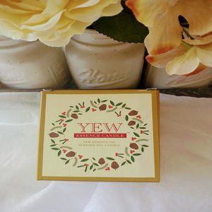 YEW Essence Oil Scented Soy Candle 6 Oz Brand NEW